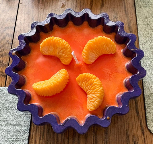Scented pie candles