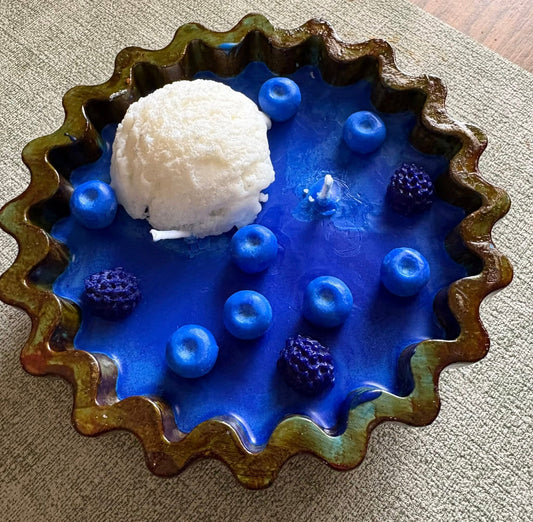 Scented pie candles